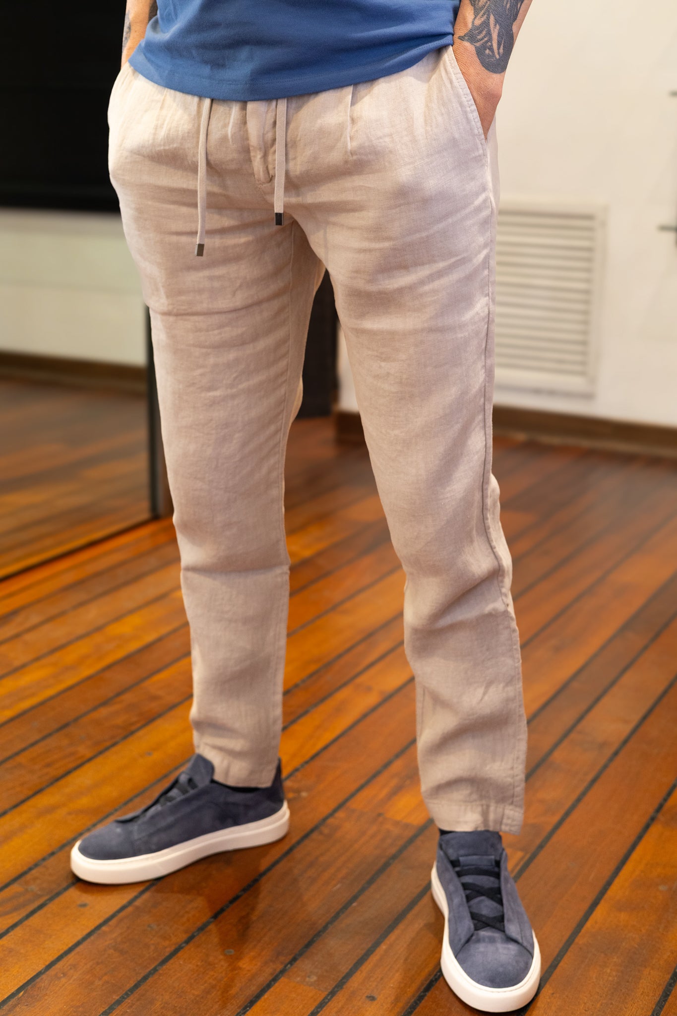Pantaloni in lino - Yan Simmon