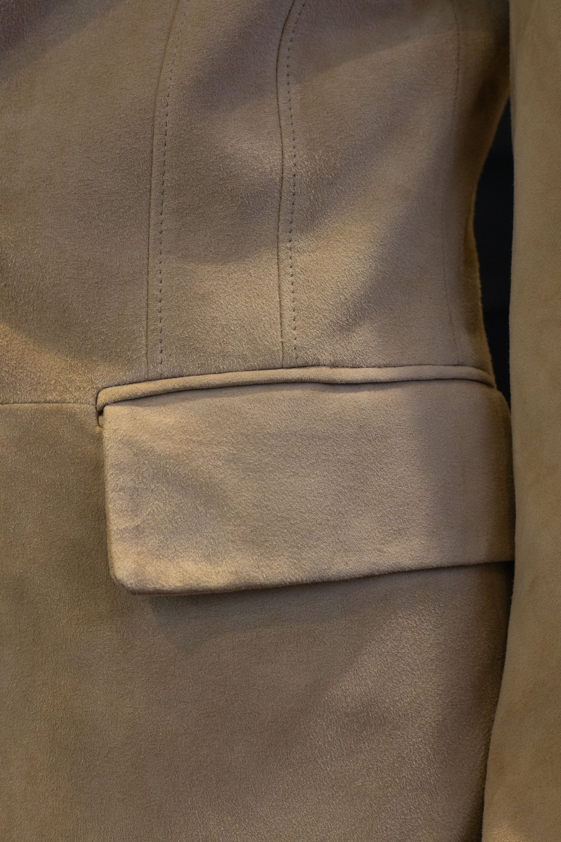 Blazer in pelle scamosciata - SWORD 6.6.44