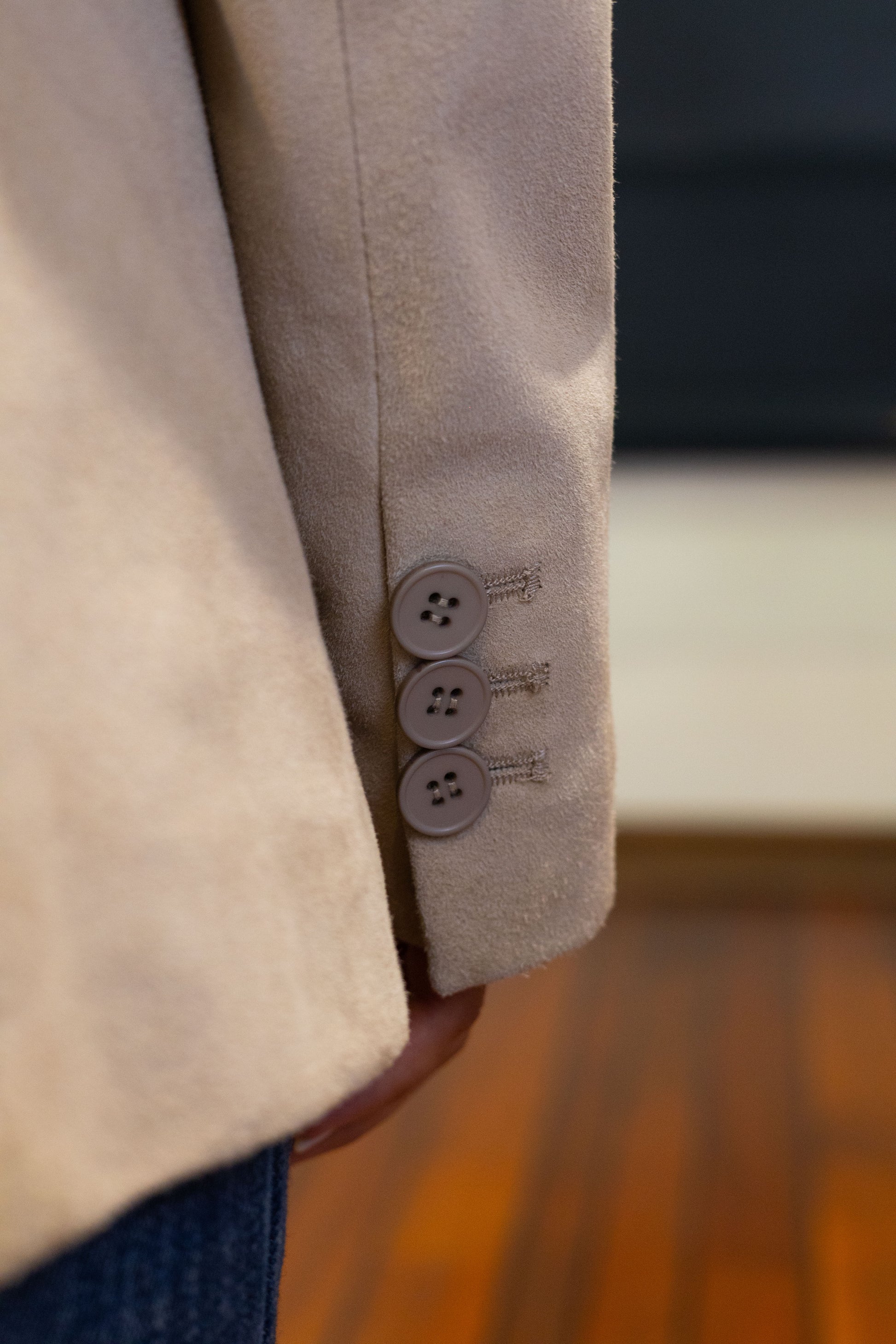 Blazer in pelle scamosciata - SWORD 6.6.44
