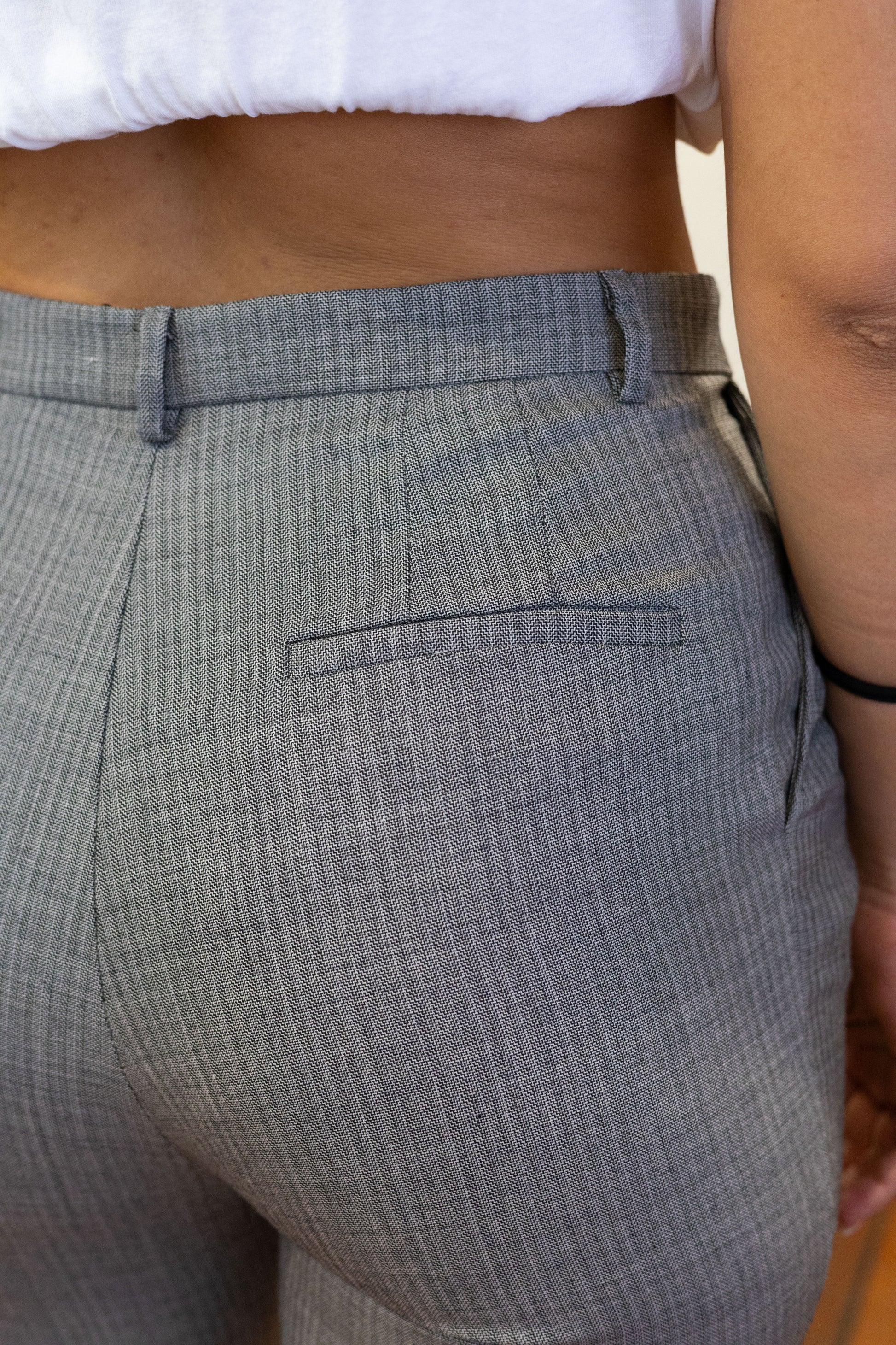 Pantalone a sigaretta in fresco di lana  - The M..