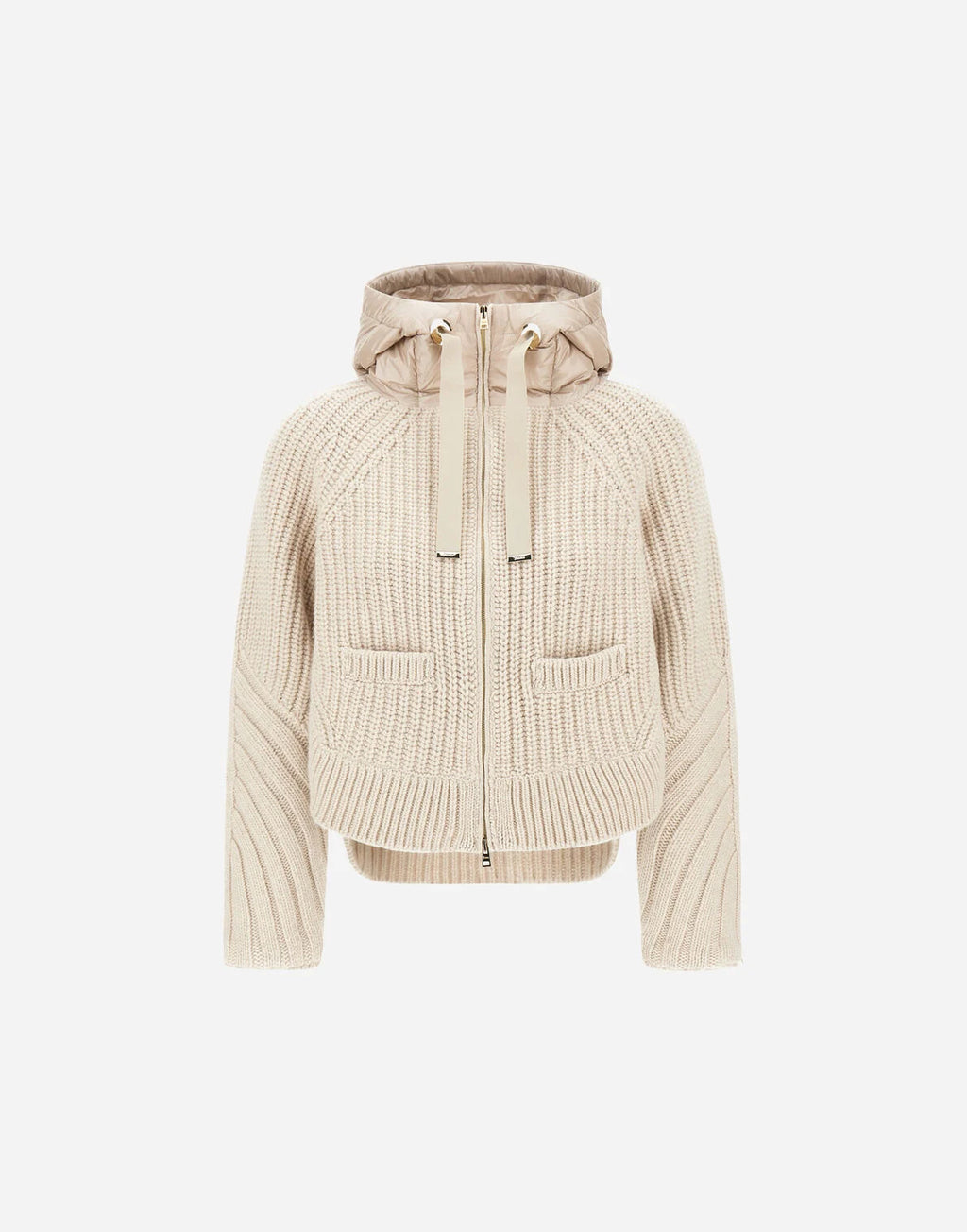 Cardigan in lana cardata - Herno