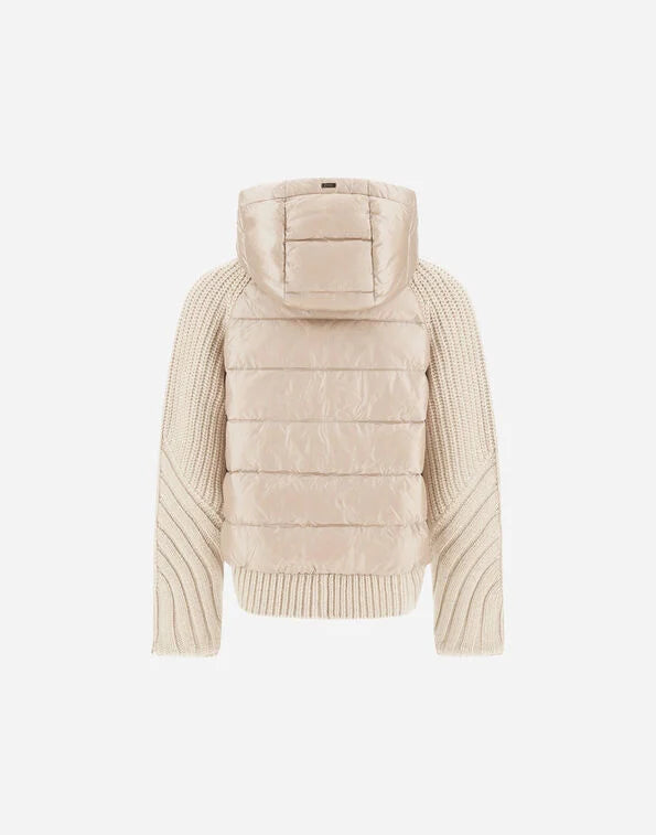 Cardigan in lana cardata - Herno