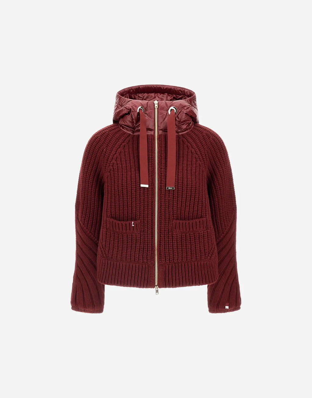 Cardigan in lana cardata - Herno