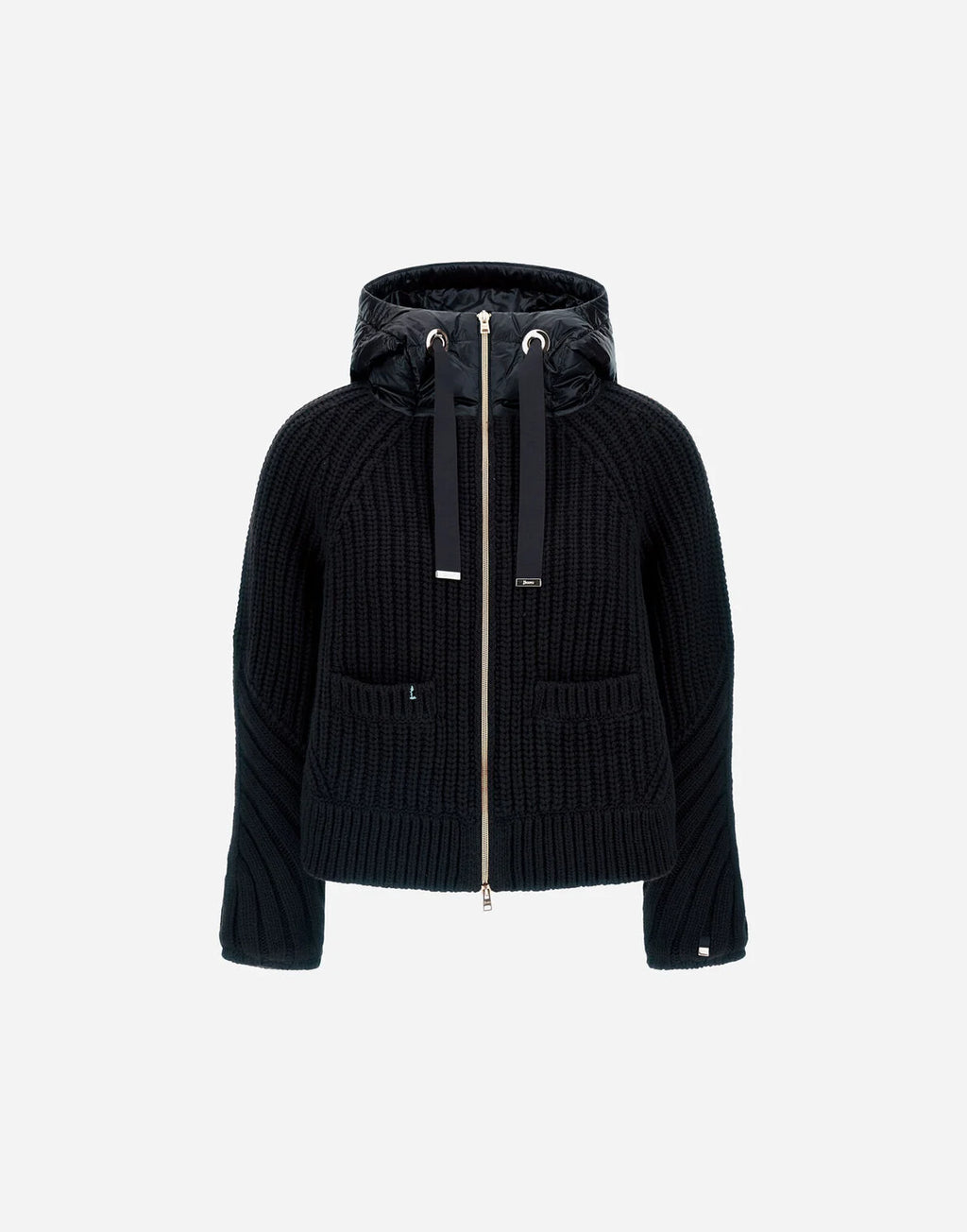 Cardigan in lana cardata - Herno