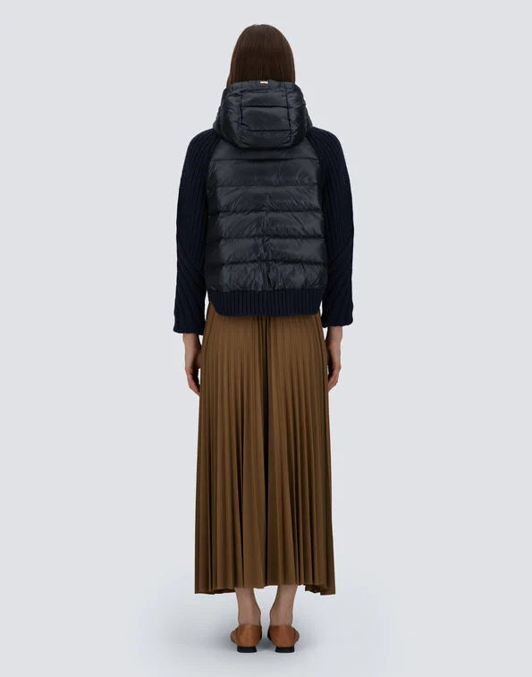 Cardigan in lana cardata - Herno