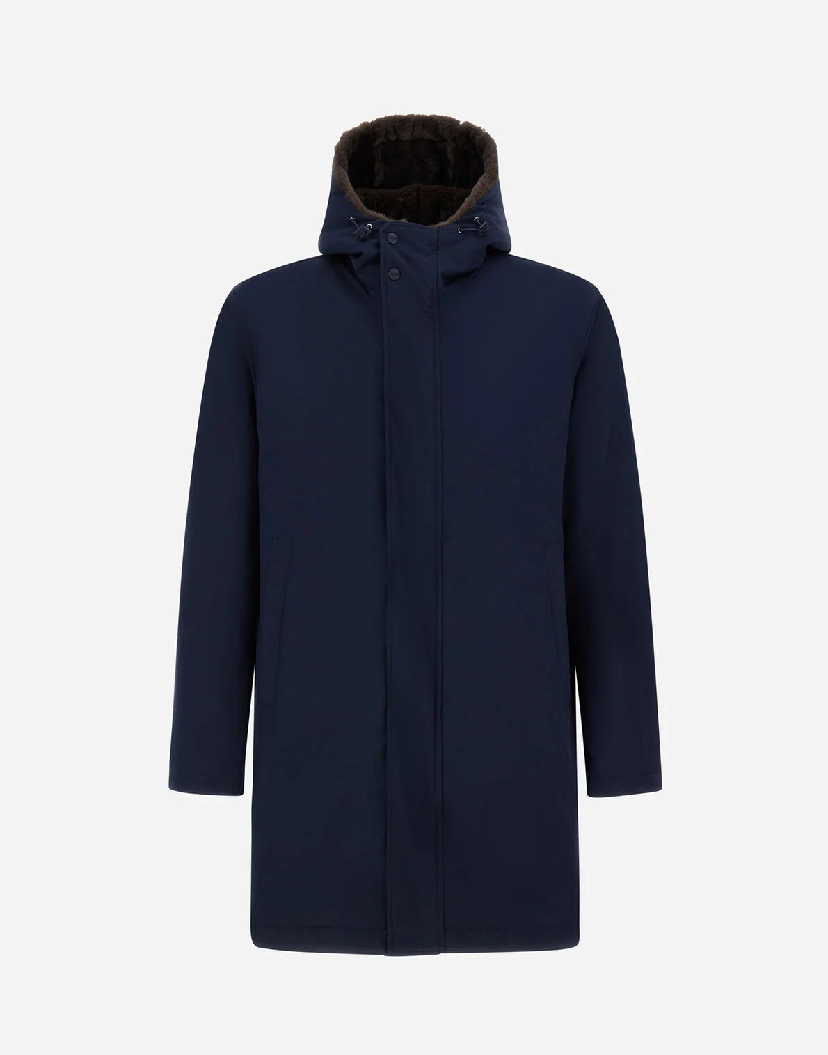 Parka lungo ecopelliccia - Herno