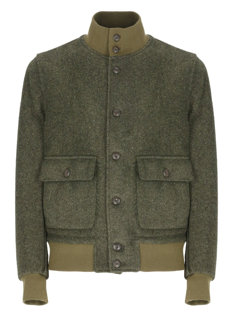 Giubbotto in panno misto lana - Stewart