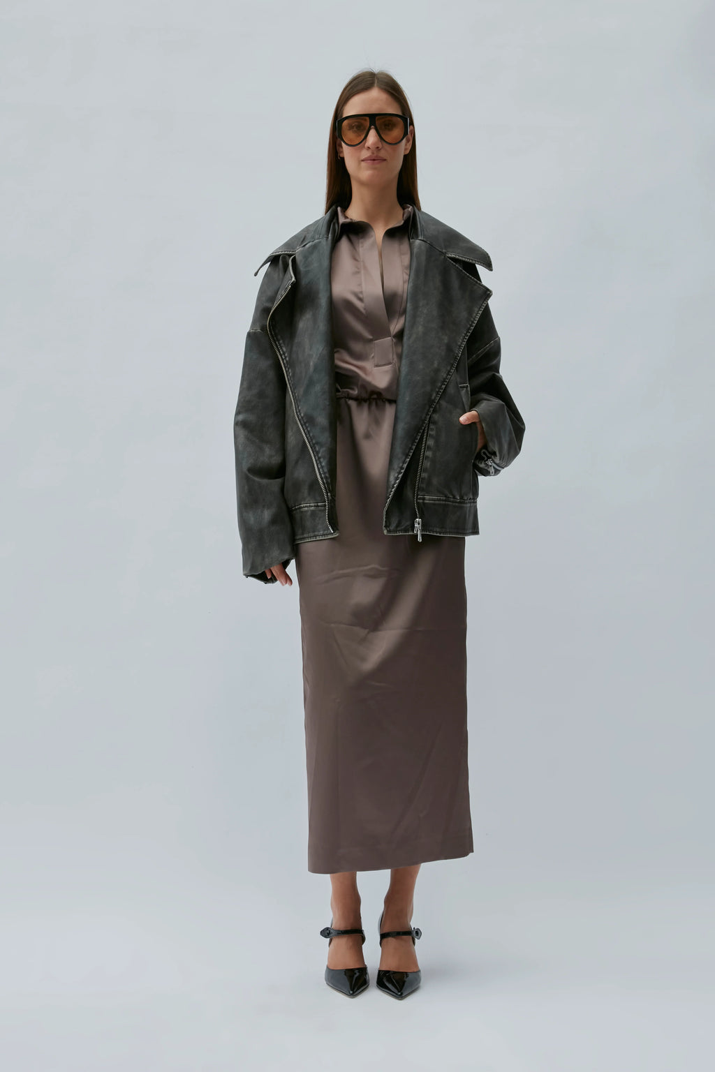 Abito lungo in viscosa - The M..