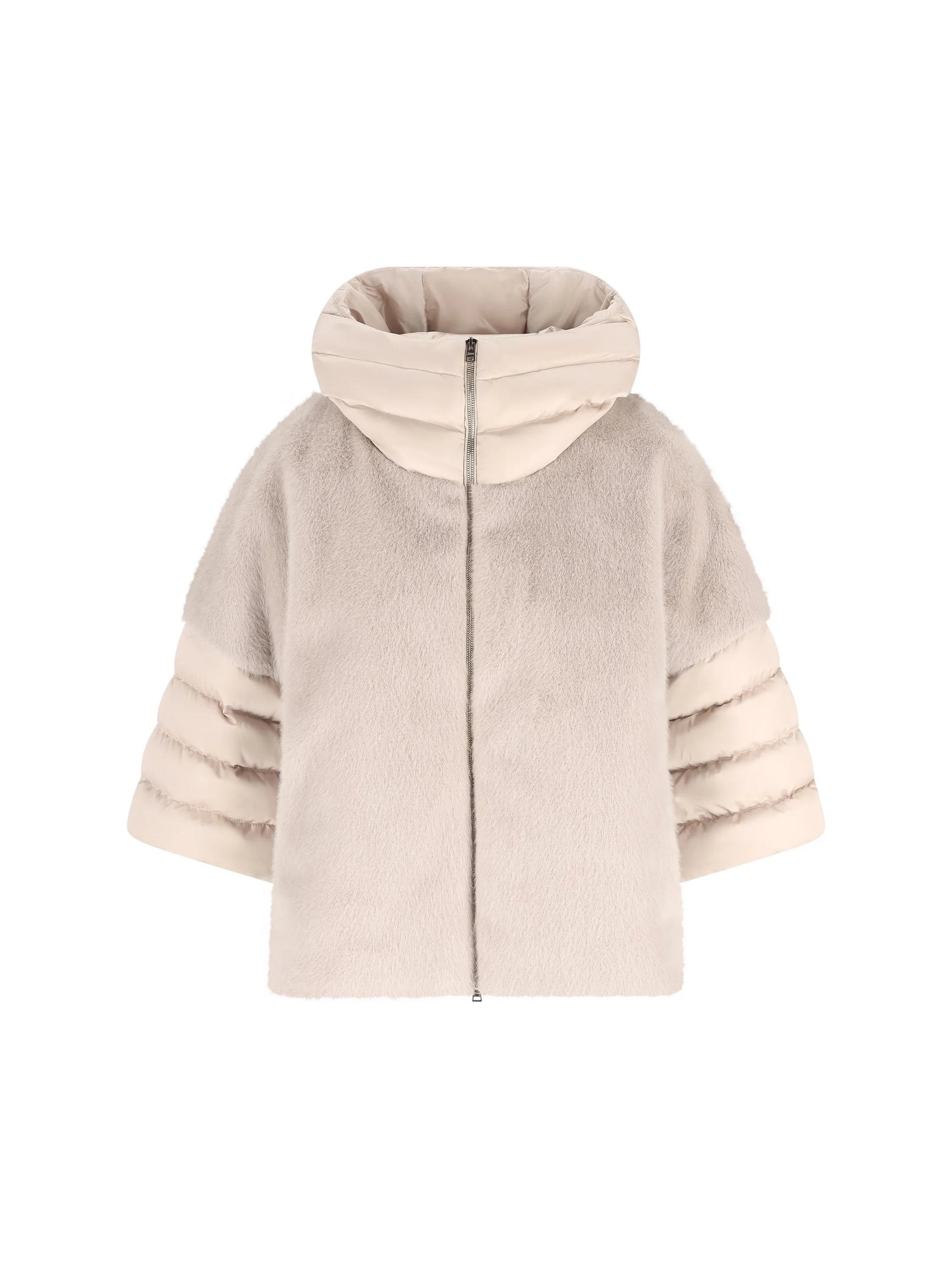 Cappa ecopelliccia e raso - Herno